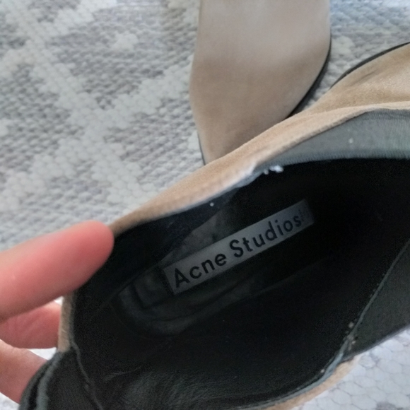 Acne Studios Suede Ankle Boots - Picture 7 of 7